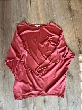 FAVLUX Coral Pink Scoop Neck Top